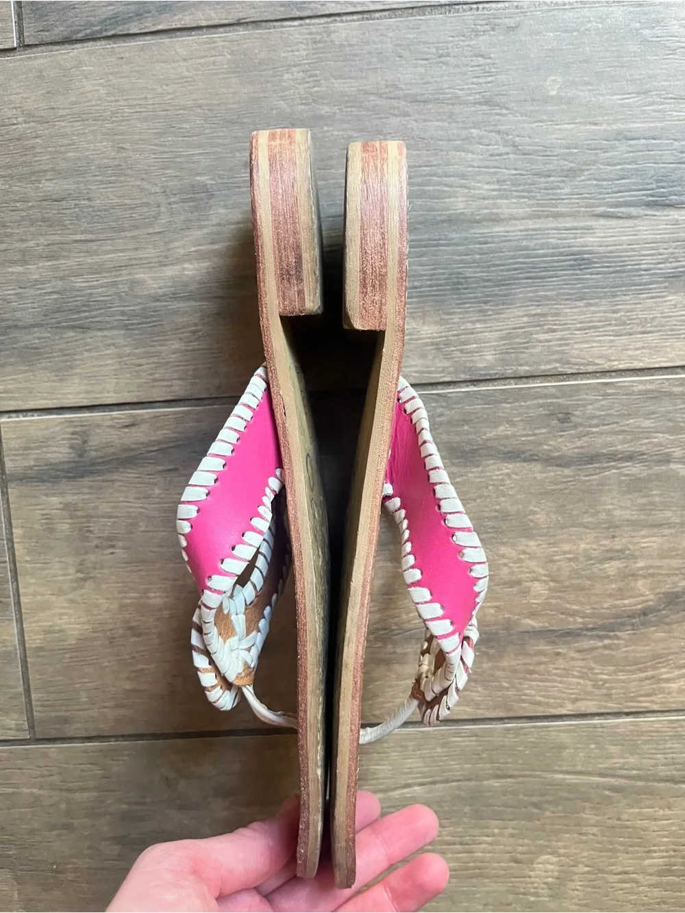 Jack rogers pink sandals 8